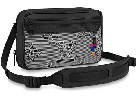 Louis Vuitton Expandable Messenger Monogram 3D Gray/Black